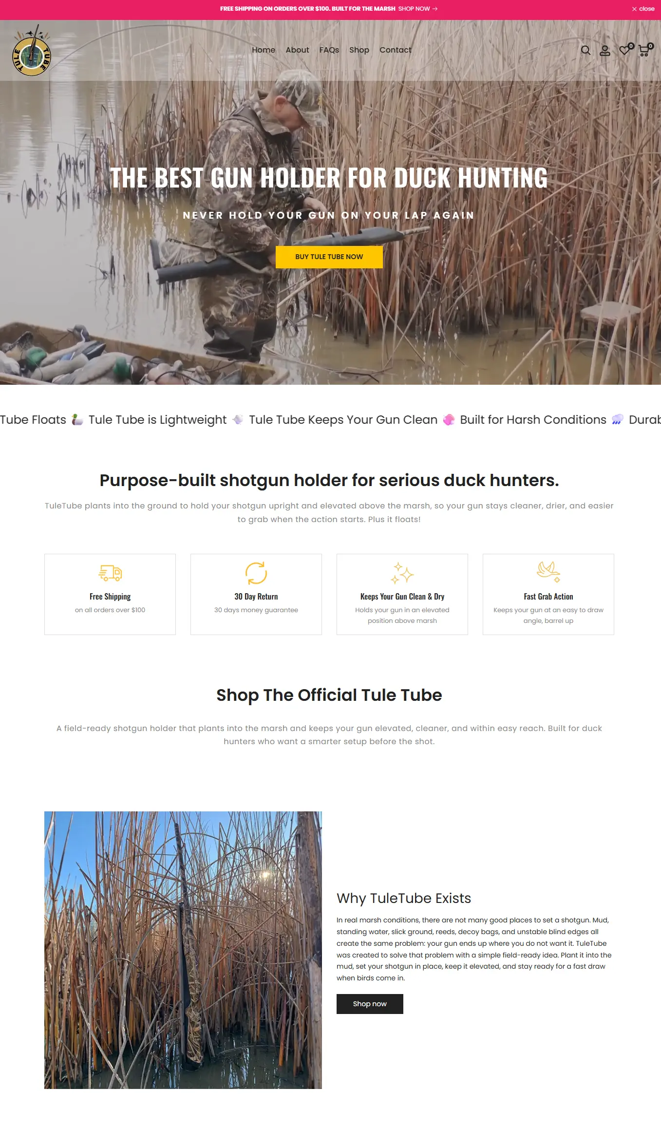 Tule-Tube homepage